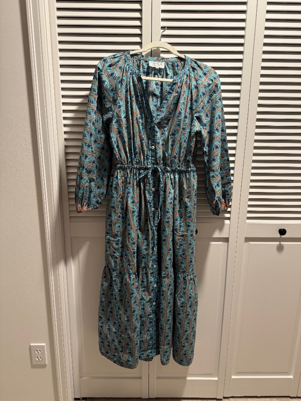Omika Cotton Batik Print Dress